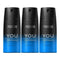 Axe You Refreshed Deodorant & Body Spray, 150ml (Pack of 3)