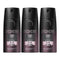 Axe Black Night Deodorant + Body Spray, 150ml (Pack of 3)