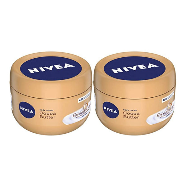 Nivea Body Cream Cocoa Butter With Vitamin E, 250ml (Pack of 2)