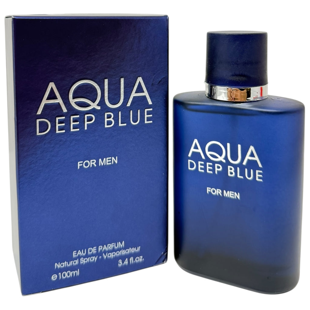 Aqua Deep Blue for Men by Fragrance Couture, 3.4 fl oz (100ml