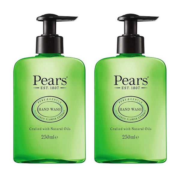 Pears Pure and Gentle Hand Wash with Lemon Flower Extract, 250ml (Pack of 2)