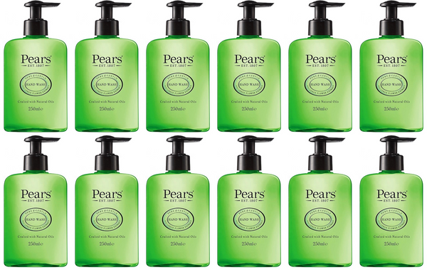 Pears Pure and Gentle Hand Wash with Lemon Flower Extract, 250ml (Pack of 12)