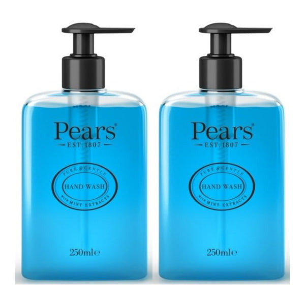 Pears Pure and Gentle Hand Wash with Mint Extract, 250ml (Pack of 2)