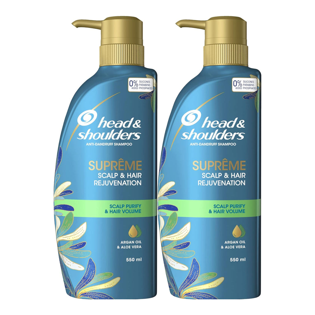 Head & Shoulders Supreme Scalp Shampoo Argan Oil & Aloe Vera 18.6oz (P –  MarketCOL