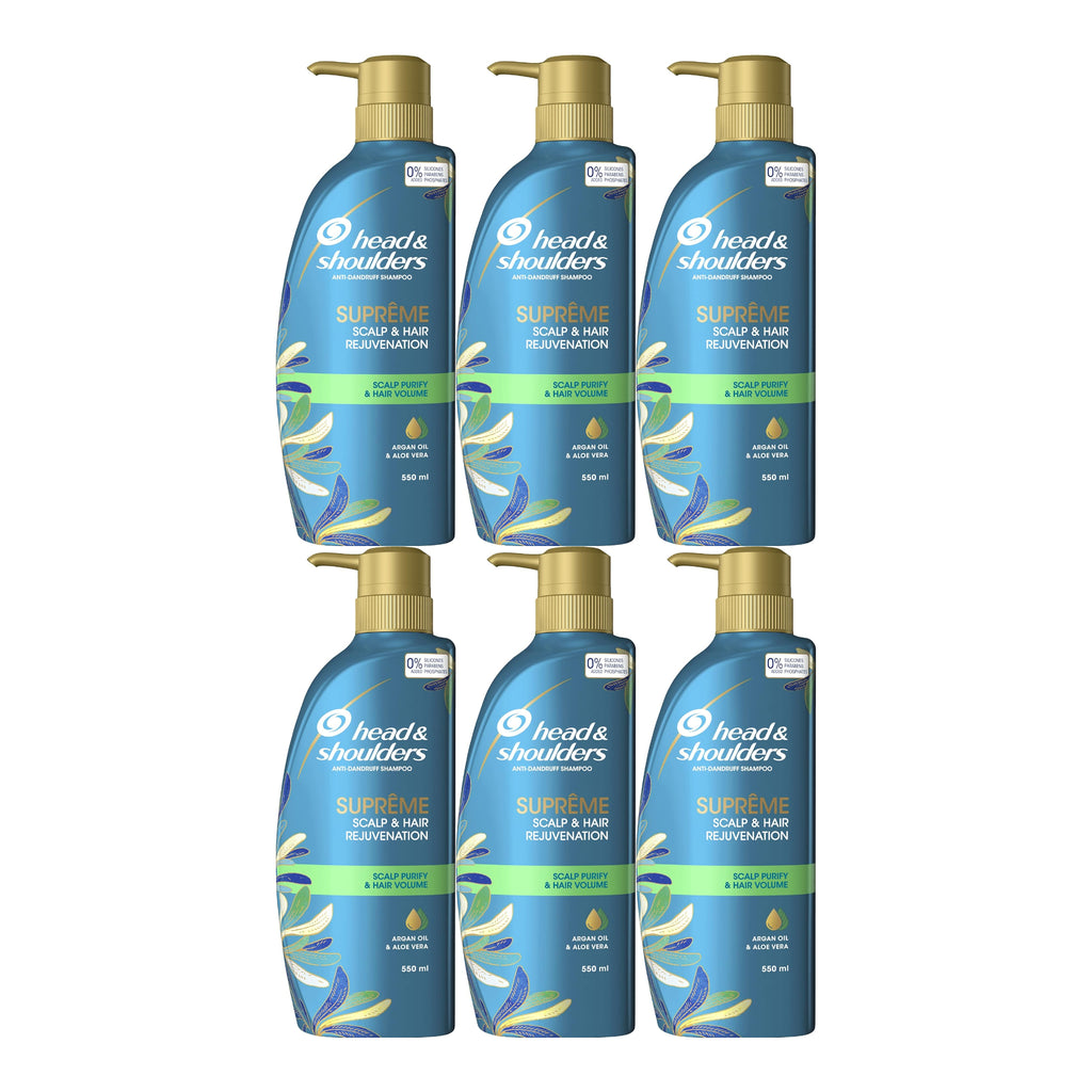 Head & Shoulders Supreme Scalp Shampoo Argan Oil & Aloe Vera 18.6oz (P –  MarketCOL
