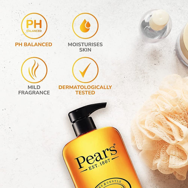 Pears Pure and Gentle Hand Wash with Plant Oils, 250ml
