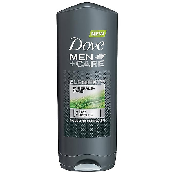 Dove Men+Care Elements - Minerals + Sage Body Wash, 250ml