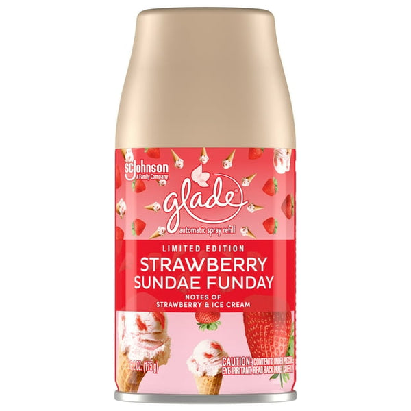 Glade Automatic Spray Refill Strawberry Sundae Funday, 6.2oz (175g)