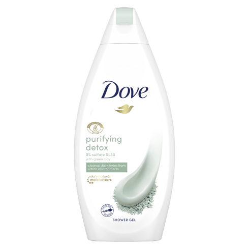 Dove Purifying Detox with Green Clay Shower Gel, 16.9oz