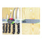 Wooden Cutting Board With Knives Set Prima Collection, 6-ct.