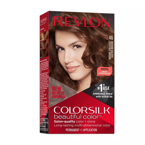 Revlon Hair Color - 46 Medium Golden Chestnut Brown