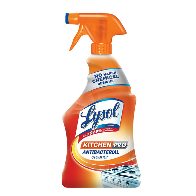 Lysol Kitchen Pro Power Degreaser Disinfectant Cleaner, 22oz 650ml (Pack of 3)