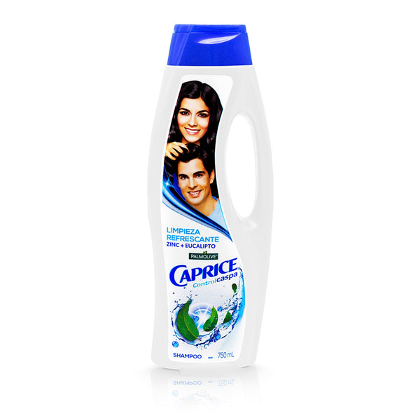 Caprice Shampoo Limpieza Refrescante (Zinc + Eucalipto), 750ml