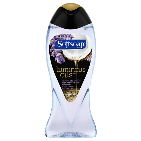 Softsoap Luminous Oils Coconut Oil & Lavender Body Wash, 15 oz
