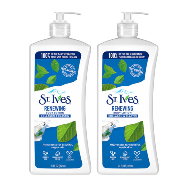 St. Ives Renewing Collagen & Elastin Body Lotion, 21 oz. (Pack of 2)