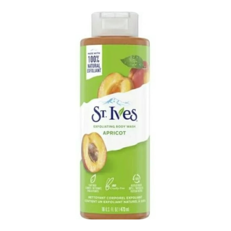 St. Ives Apricot Exfoliating Body Wash, 16oz.