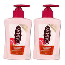Camay Dynamique Grapefruit Liquid Soap, 225 ml (Pack of 2)
