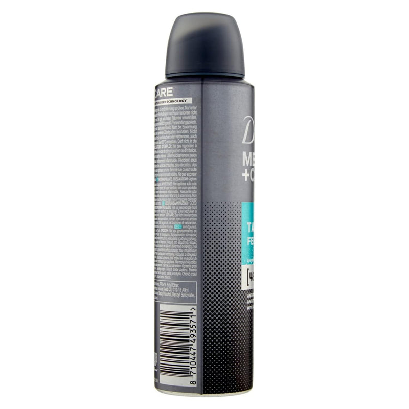 Dove Men+Care Talc Feel 48 Hour Deodorant Body Spray, 150ml