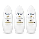 Dove Invisible Dry Antiperspirant Roll On Deodorant, 50ml (Pack of 3)