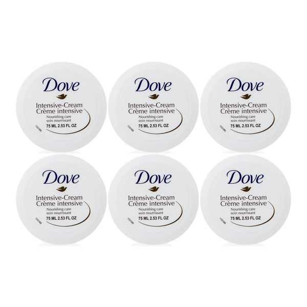 Dove Intensive-Cream Nourishing Care, 75ml (Pack of 6)