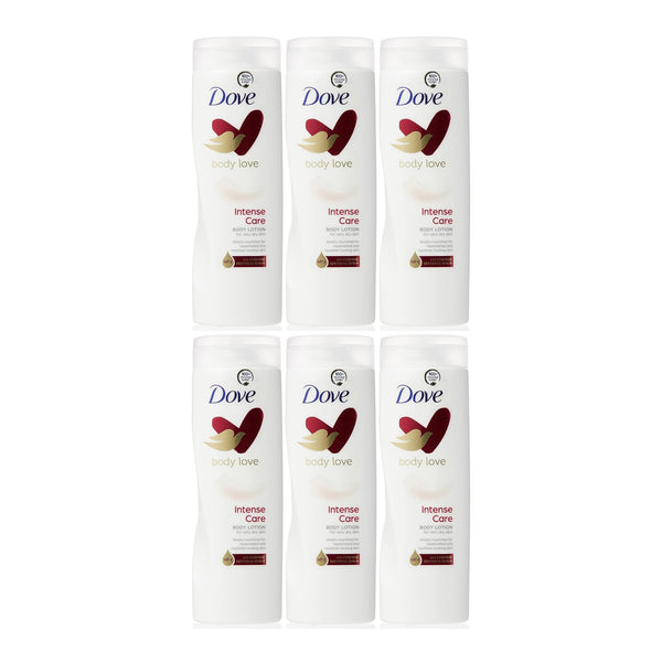 Dove Body Love Intense Care For Very Dry Skin Body Lotion, 400ml (Pack of 6)
