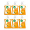 Dettol Re-Energize Mandarin Orange Antibacterial Hand Wash, 245g (Pack of 6)