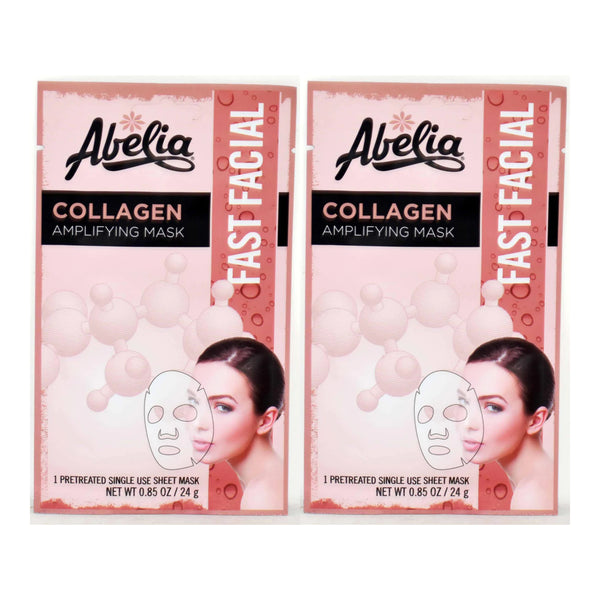 Abelia Collagen Amplifying Mask (Pretreated), 0.85oz (24g) (Pack of 2)