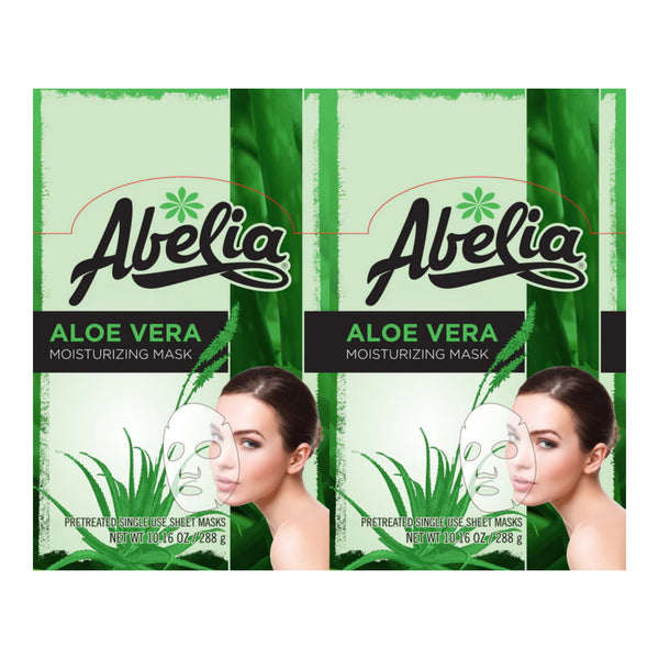Abelia Aloe Vera Moisturizing Mask (Pretreated), 0.85oz (24g) (Pack of 2)