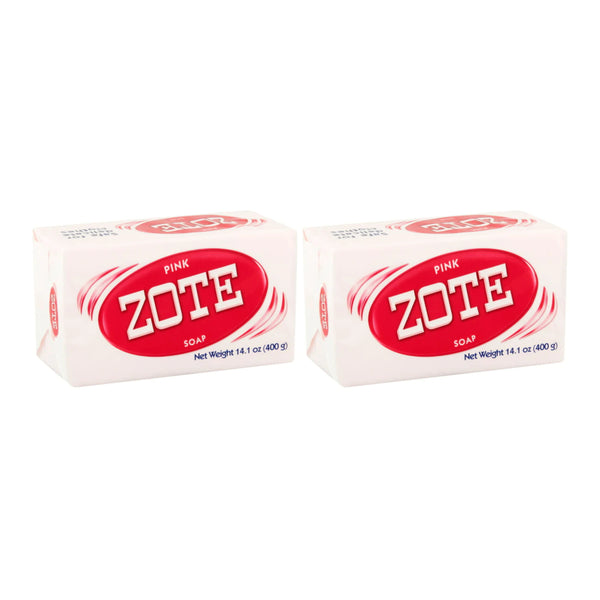 Pink Zote Laundry Bar Soap, 14.1oz (400g) (Pack of 2)