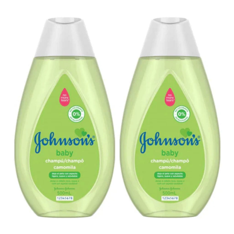 Johnson's Baby Chamomile Shampoo, 500ml (16.9 fl oz) (Pack of 2)