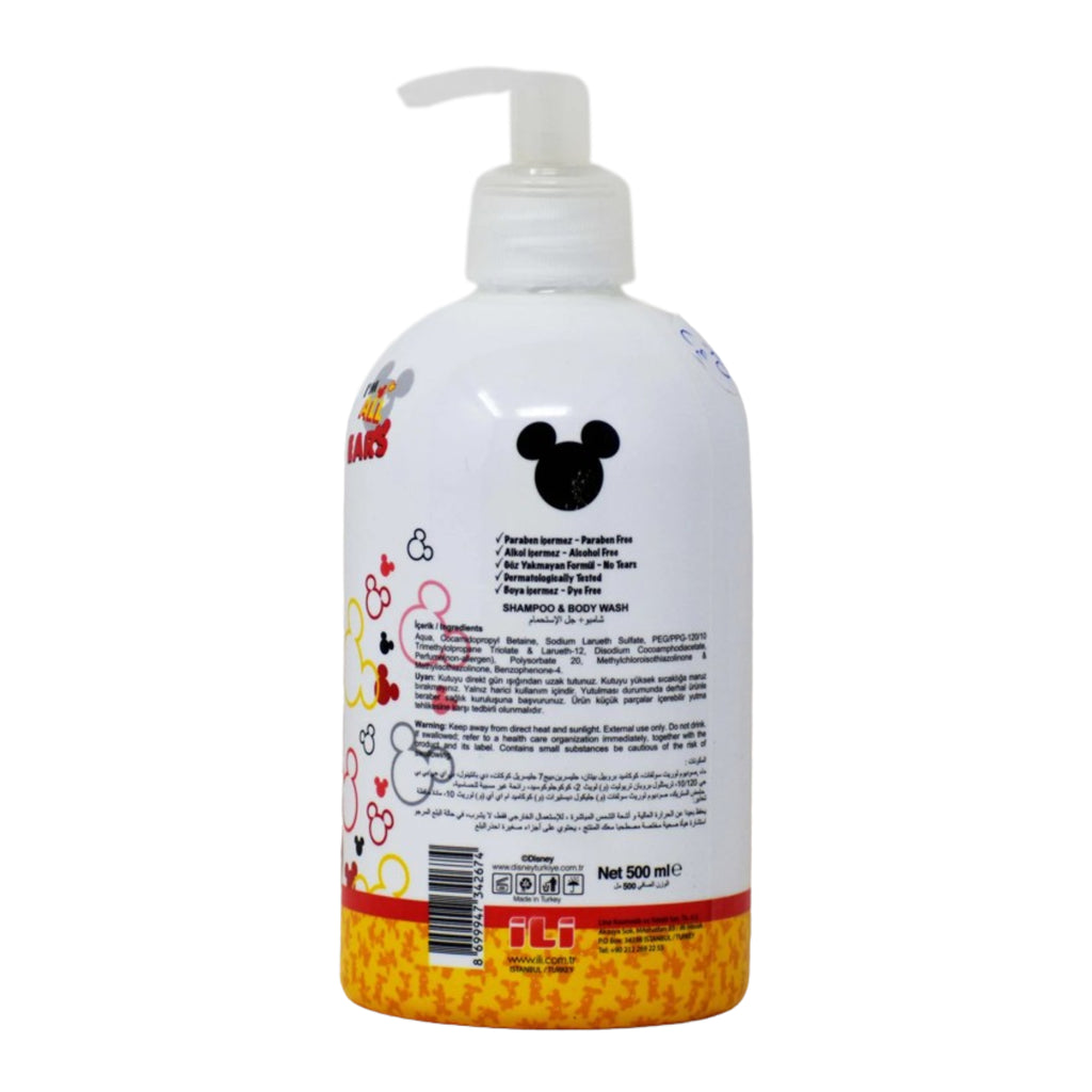 Disney Mickey Mouse Shampoo & Body Wash, 16.9 oz (500ml) – MarketCOL