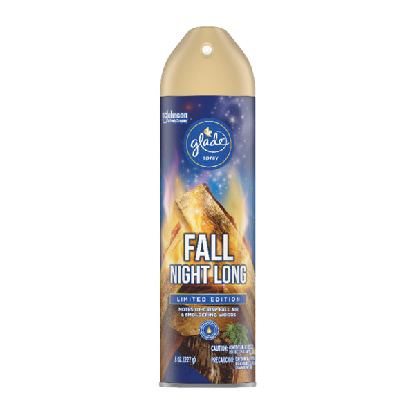 Glade Spray Fall Night Long Air Freshener - Limited Edition, 8 oz