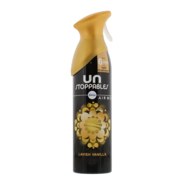 Febreze Unstoppables Air Mist Spray Lavish Vanilla, 300ml
