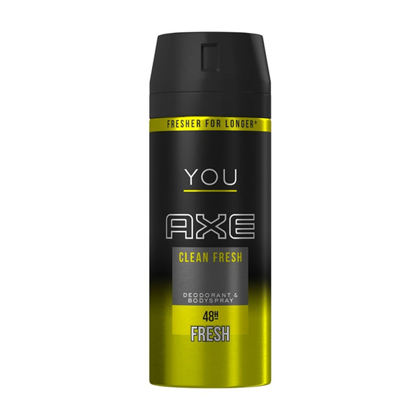 Axe You Clean Fresh Deodorant + Body Spray, 150ml