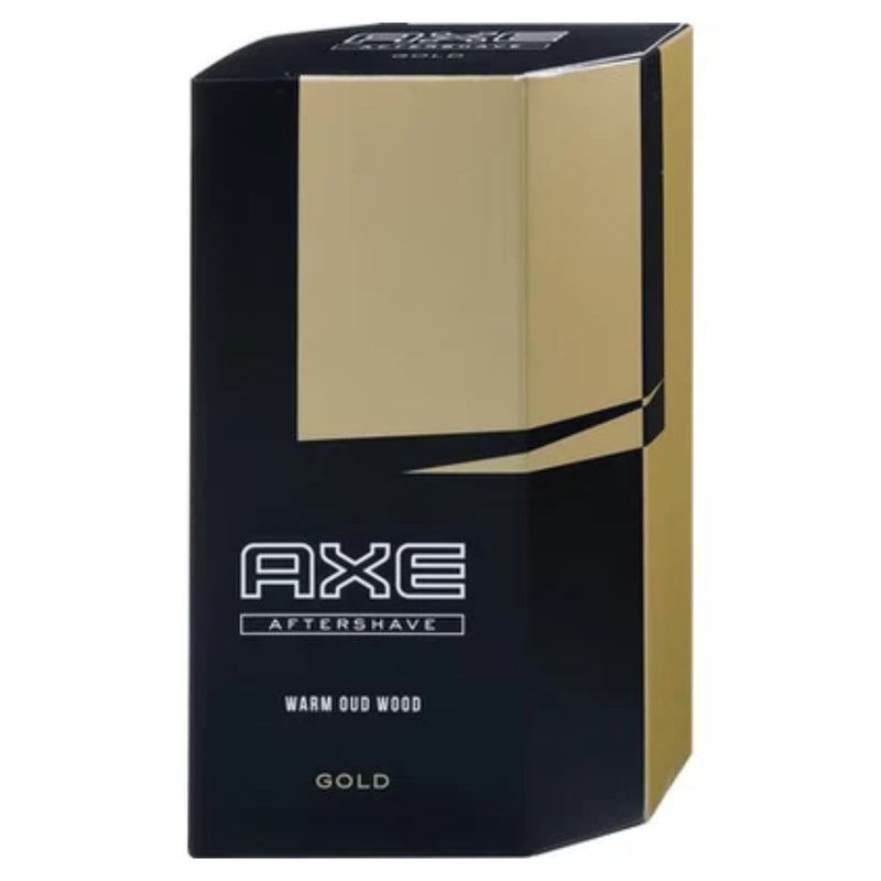 Axe Gold Aftershave - Warm Oud Wood, 3.4oz (100ml)