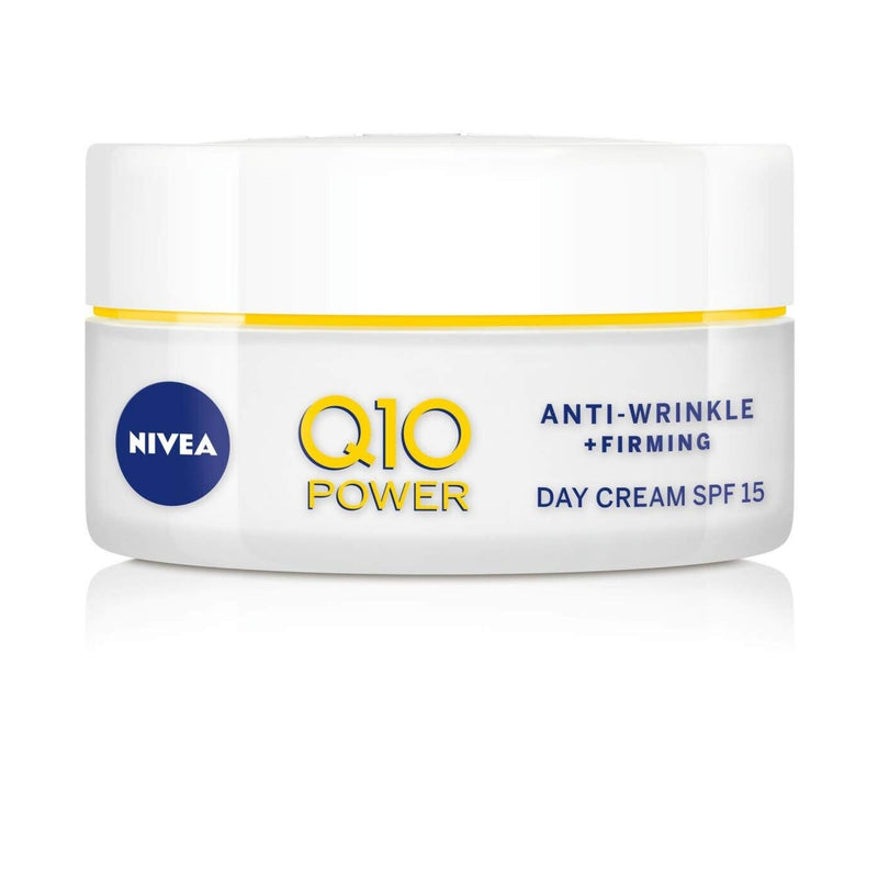 Nivea Q10 Power Anti-Wrinkle Firming Day Cream SPF15, 50ml (Pack of 2)