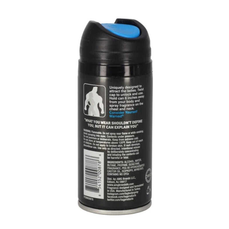 Tag Sport Fearless - Fine Fragrance Body Spray, 3.5oz.