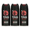 Tag Sport Power - Fine Fragrance Body Spray, 3.5oz. (Pack of 3)