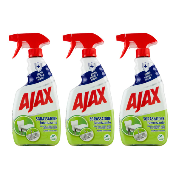 Ajax Sgrassatore Igienizzante (Sanitizing Degreaser) Spray, 20.5oz (Pack of 3)
