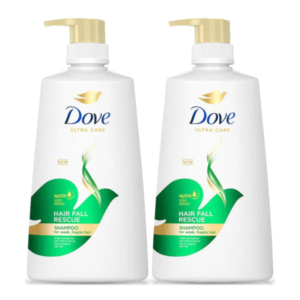 Dove Ultra Care Hair Fall Rescue Shampoo, 23oz (680ml) (Pack of 2)