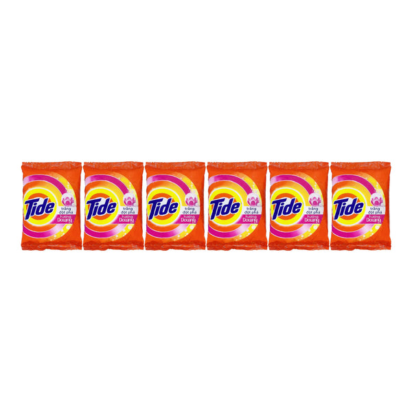 Tide Powder with Downy Laundry Detergent Powder, 690g (Pack of 6)
