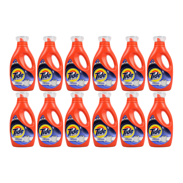 Tide Matic Top Load Liquid Laundry Detergent, 850ml (Pack of 12)