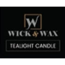 Wick & Wax Strawberry Scent Tealight Candle, 10 Count
