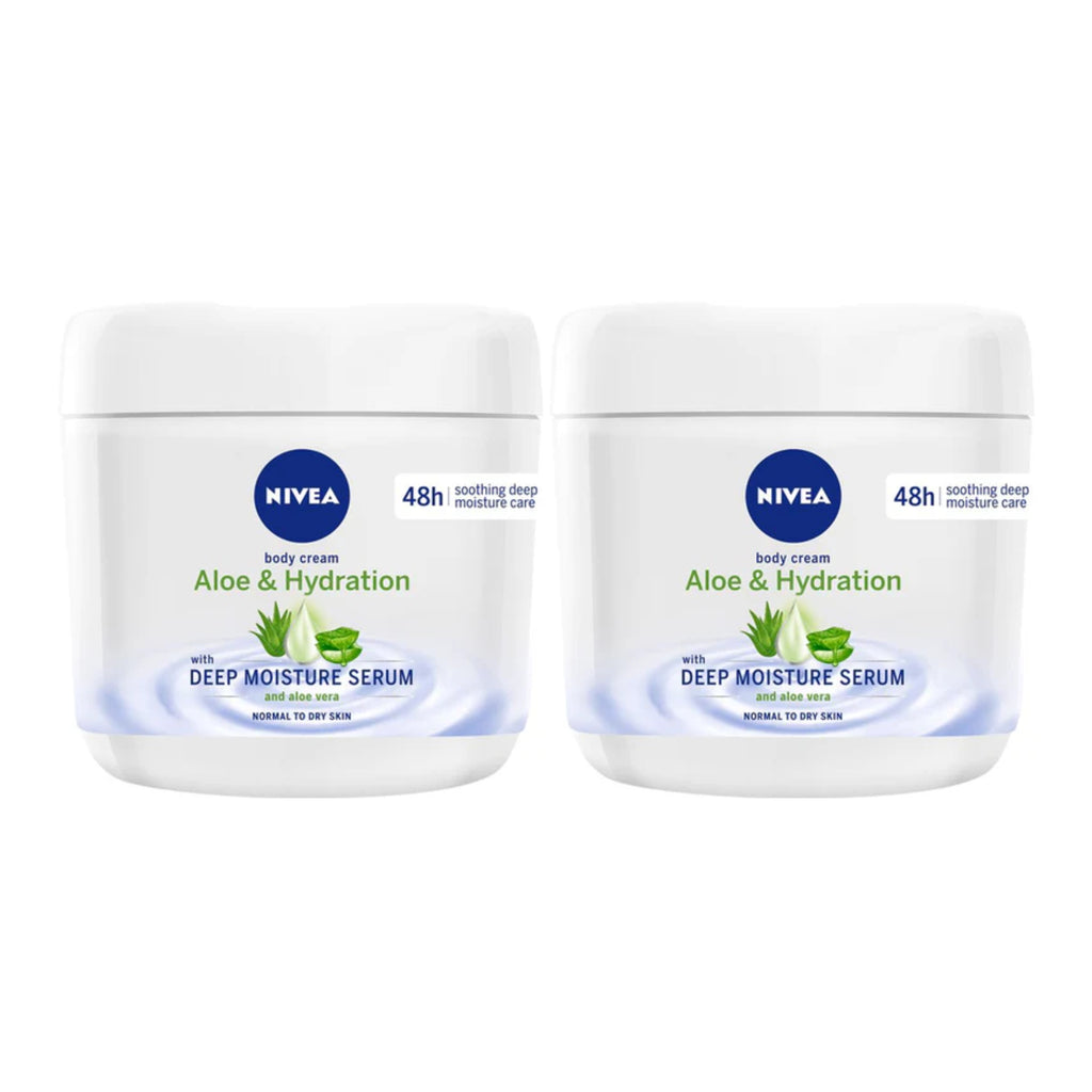 Nivea Aloe & Hydration Body Cream with Aloe Vera, 13.5oz (400ml) (Pack –  MarketCOL