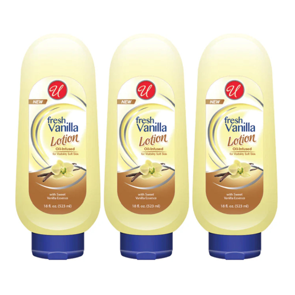 Fresh Vanilla Lotion With Sweet Vanilla Essence, 18oz. (523ml) (Pack o ...