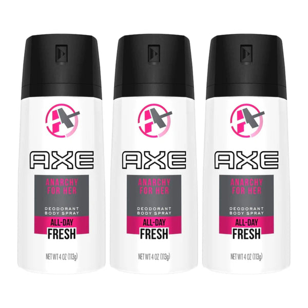 Axe Anarchy For Her Deodorant + Body Spray, 150ml (Pack of 3)