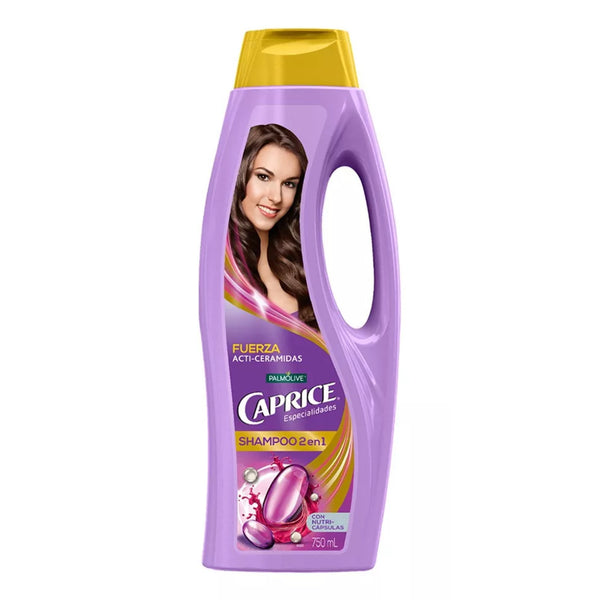 Caprice Shampoo 2-en-1 Fuerza (Anti-Ceramidas), 750ml