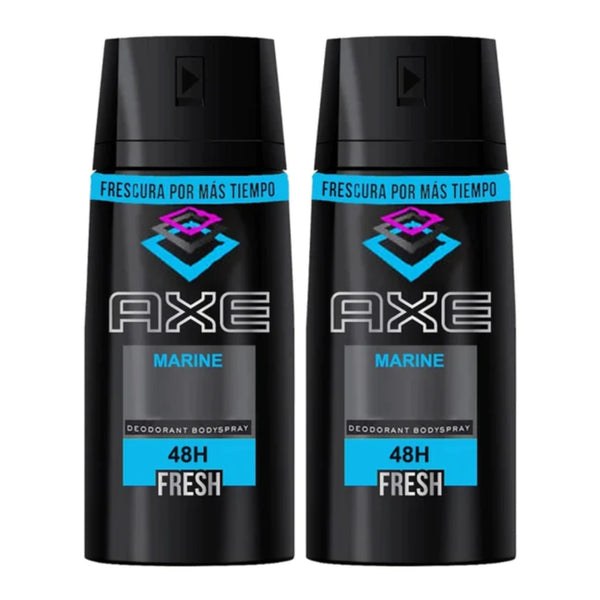 Axe Marine Deodorant + Body Spray, 150ml (Pack of 2)