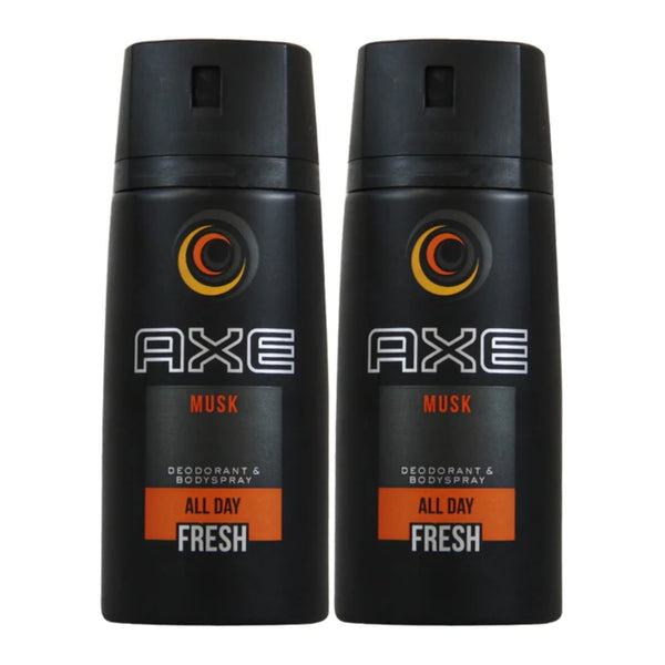 Axe Musk Deodorant + Body Spray, 150ml (Pack of 2)