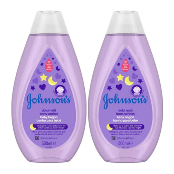 Johnson & Johnson Baby Bedtime Bath, 500ml (16.9 fl oz) (Pack of 2)